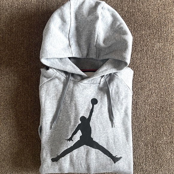 Jordan Air Standard Fit Mens Grey Hoodie. Mint Condition - Picture 1 of 10